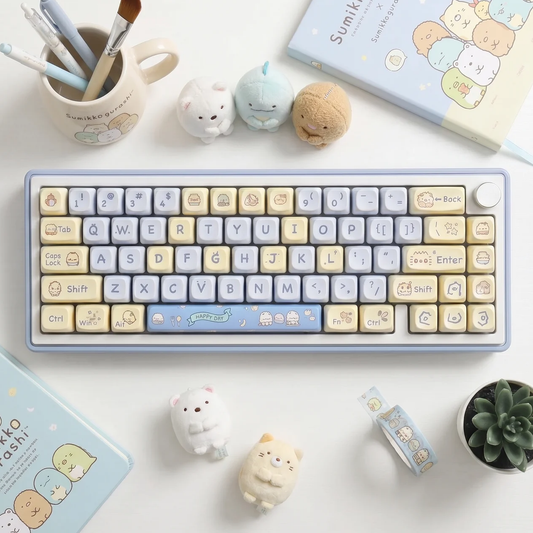 Fluffy Kitten Keycap Set