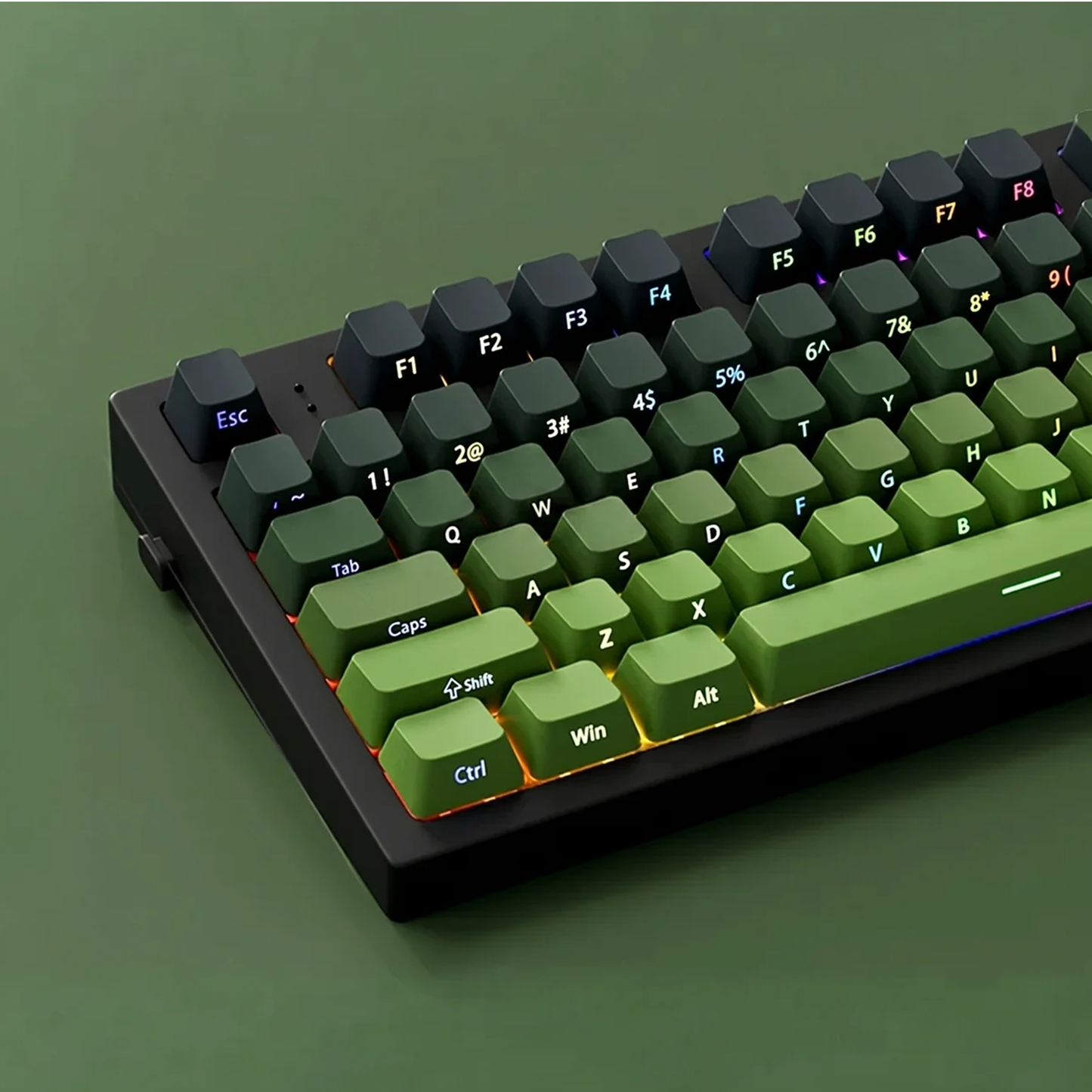 Forest Foliage Side Print Keycap Set