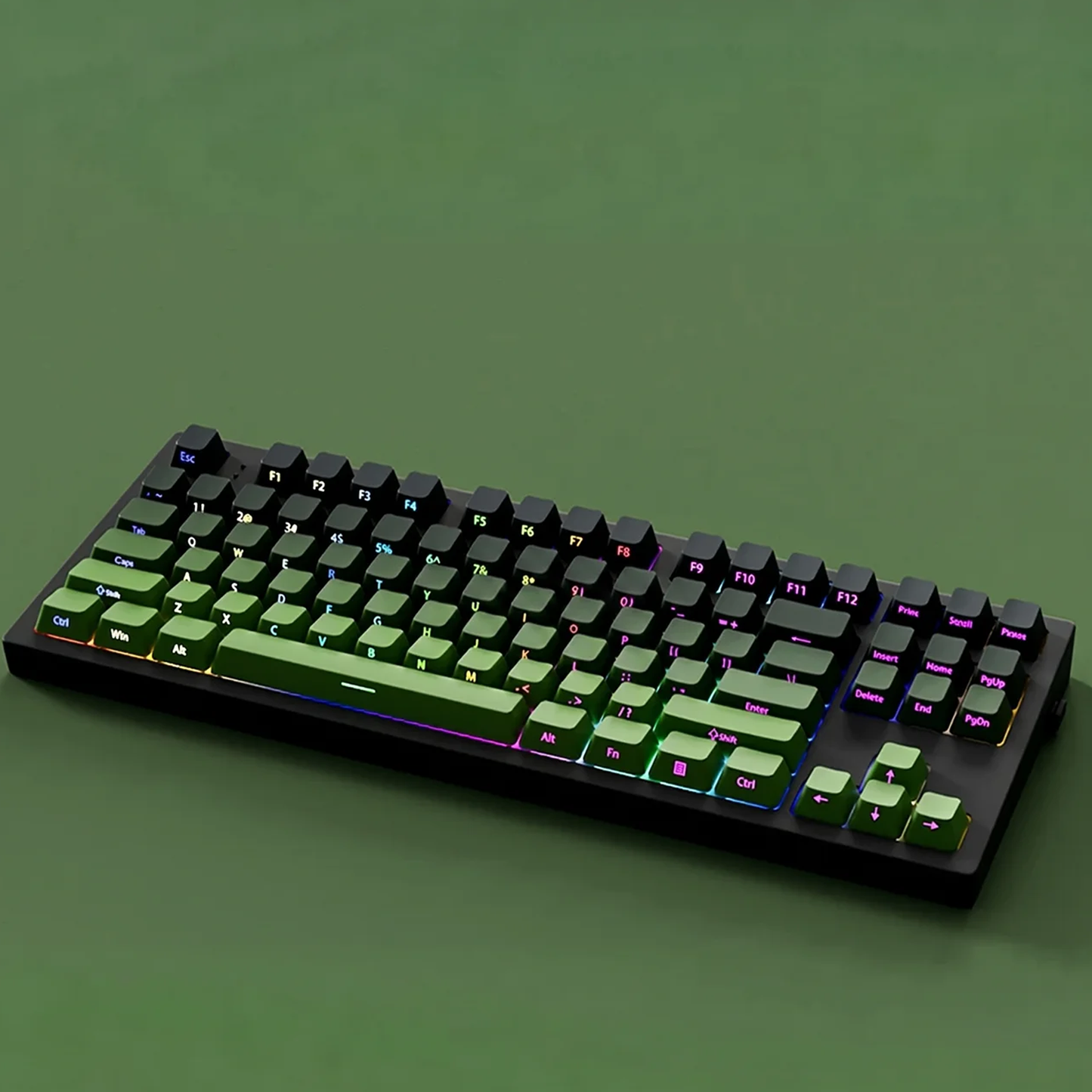 Forest Foliage Side Print Keycap Set