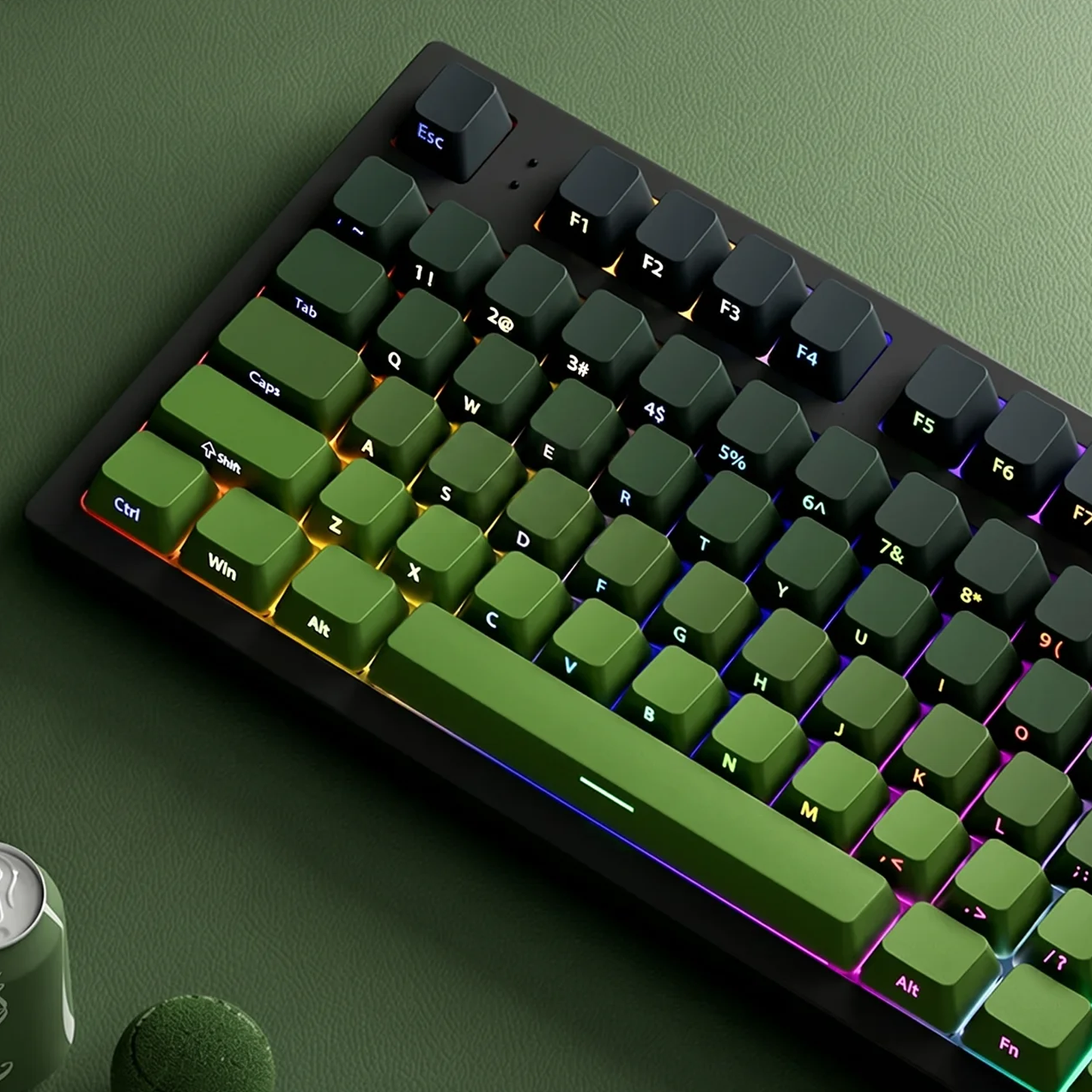 Forest Foliage Side Print Keycap Set