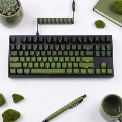 Forest Foliage Side Print Keycap Set