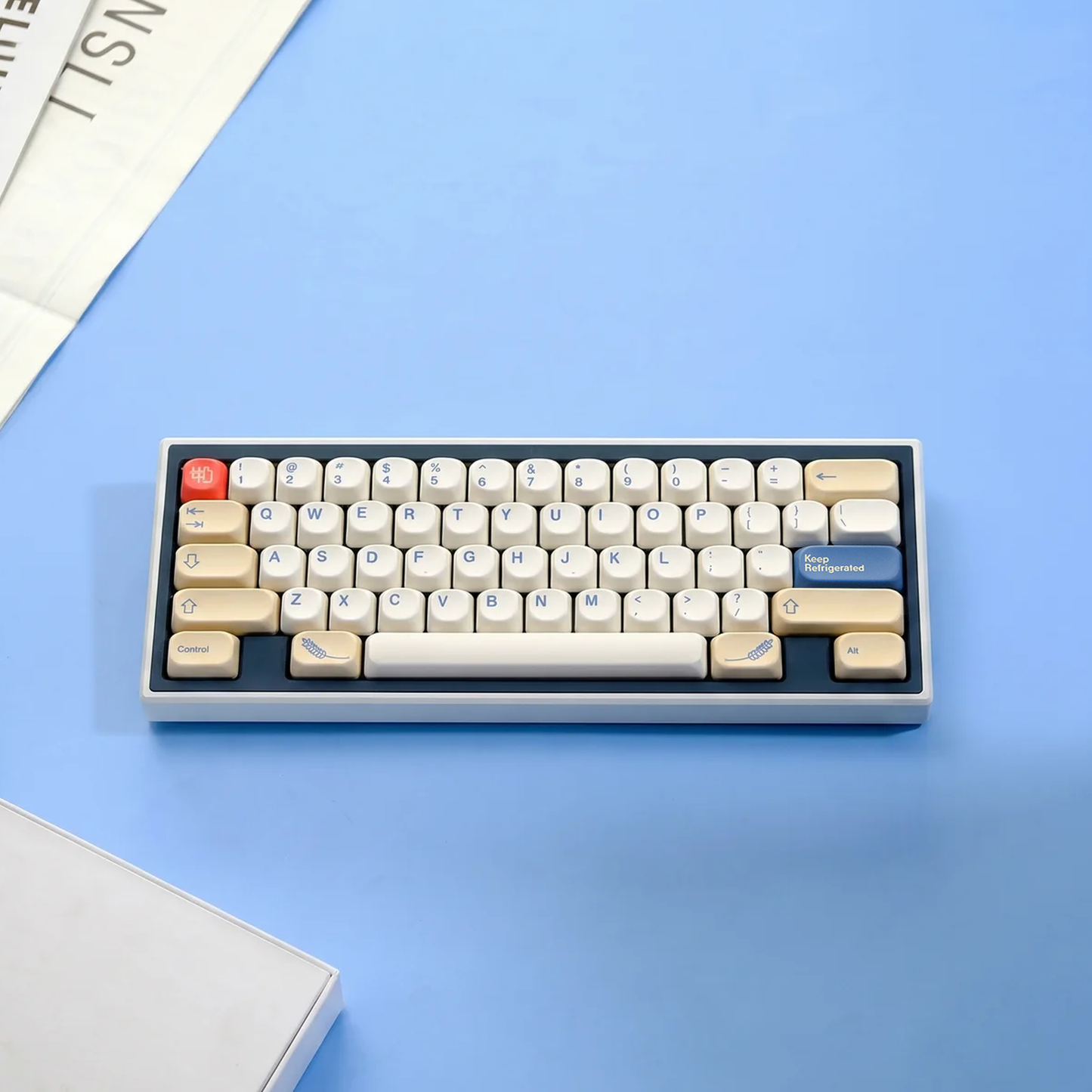 Fresh Soymilk Carton Keycap Set