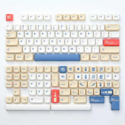 Fresh Soymilk Carton Keycap Set