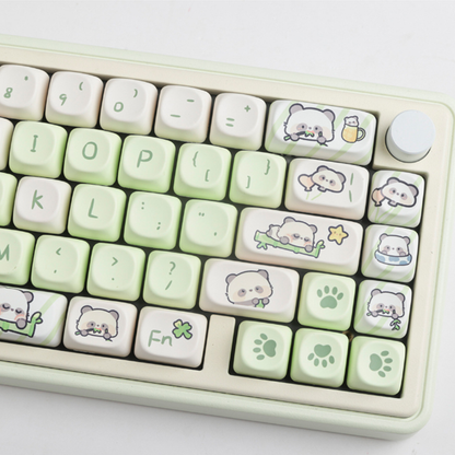 Frolicking Panda Keycap Set