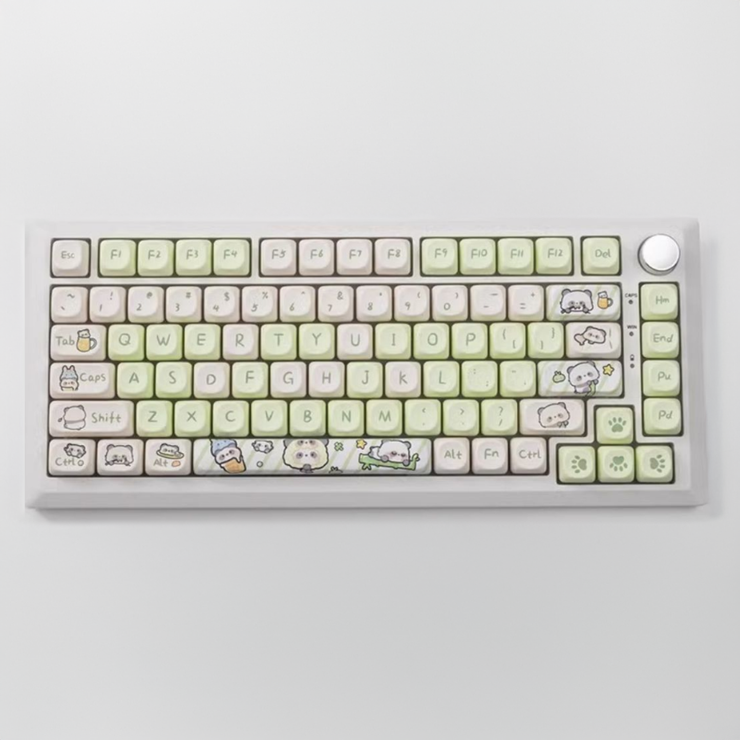 Frolicking Panda Keycap Set