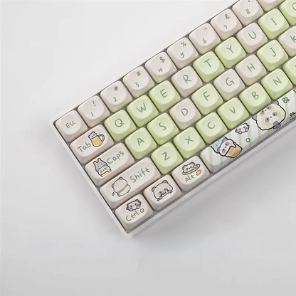Frolicking Panda Keycap Set