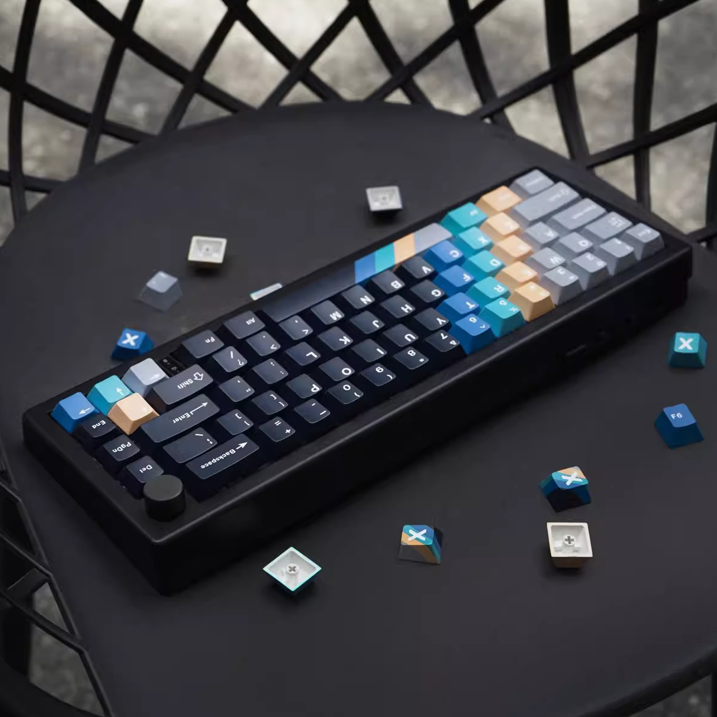 Chromo Cascade Keycap Set