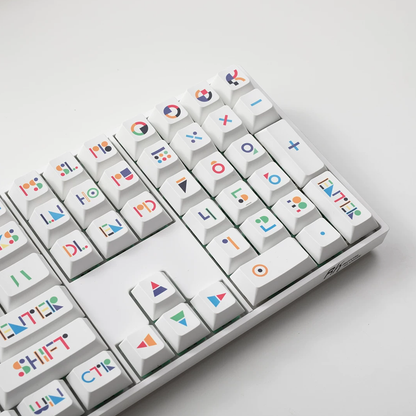 Geometric Serif Keycap Set