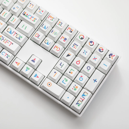 Geometric Serif Keycap Set