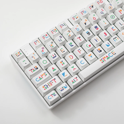 Geometric Serif Keycap Set