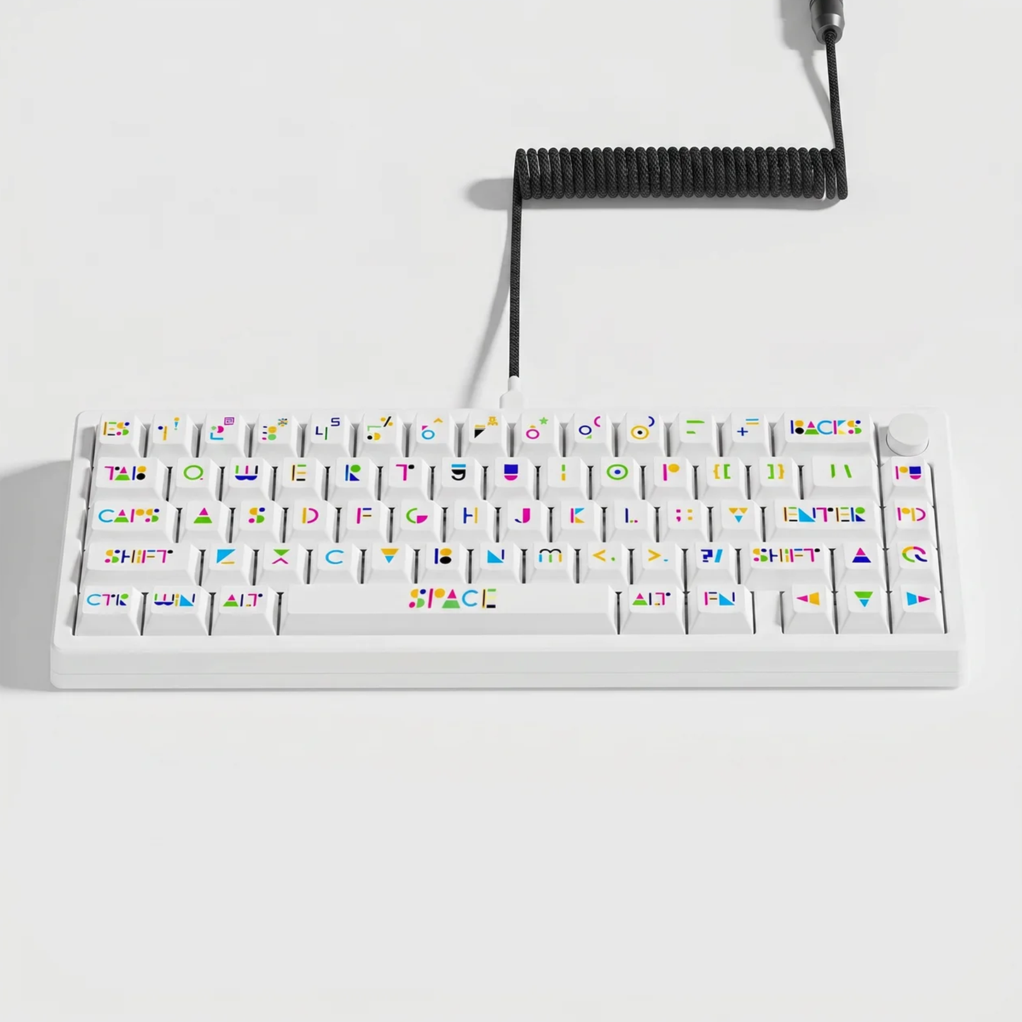 Geometric Serif Keycap Set