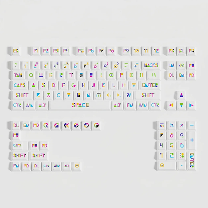 Geometric Serif Keycap Set