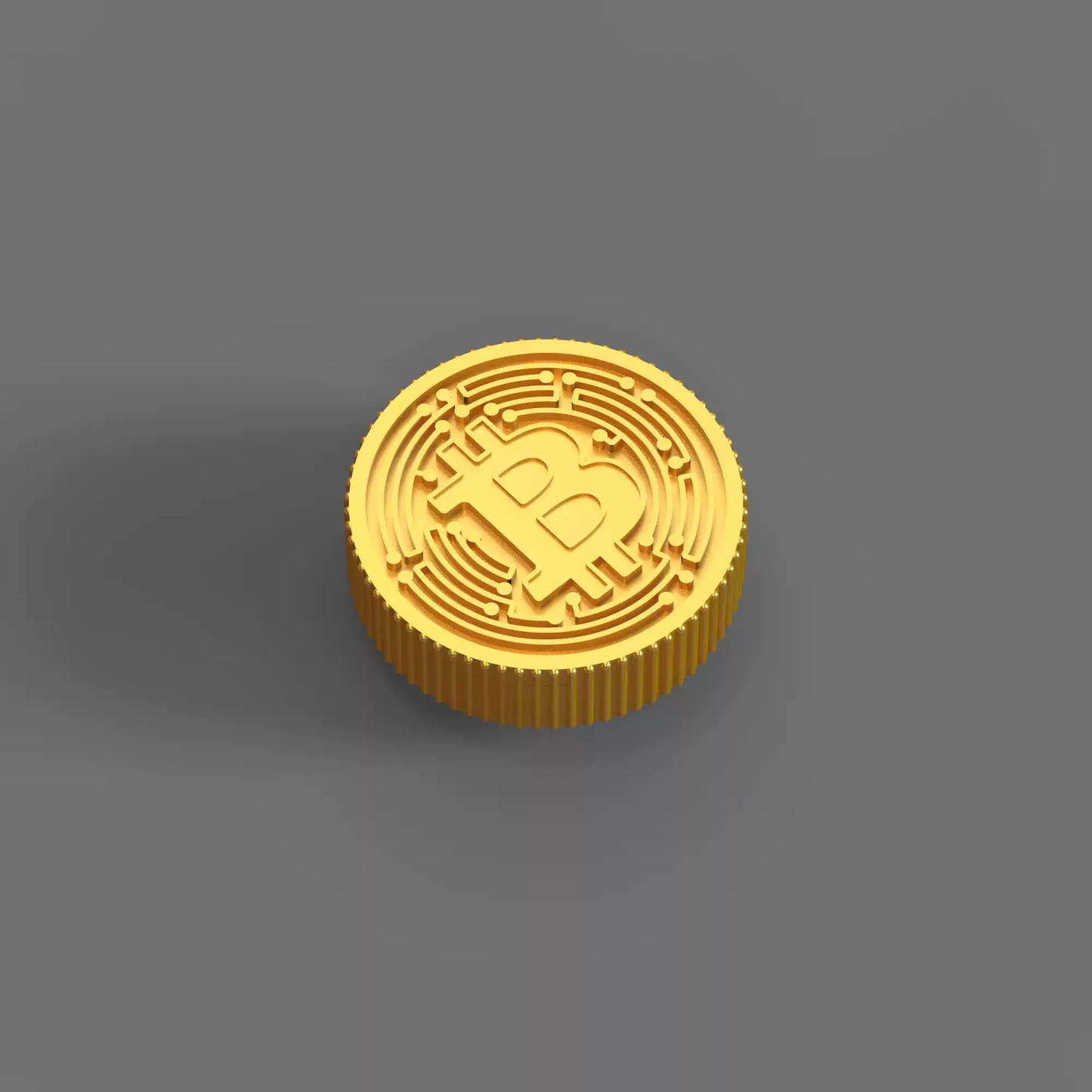 Golden Bitcoin Keycaps