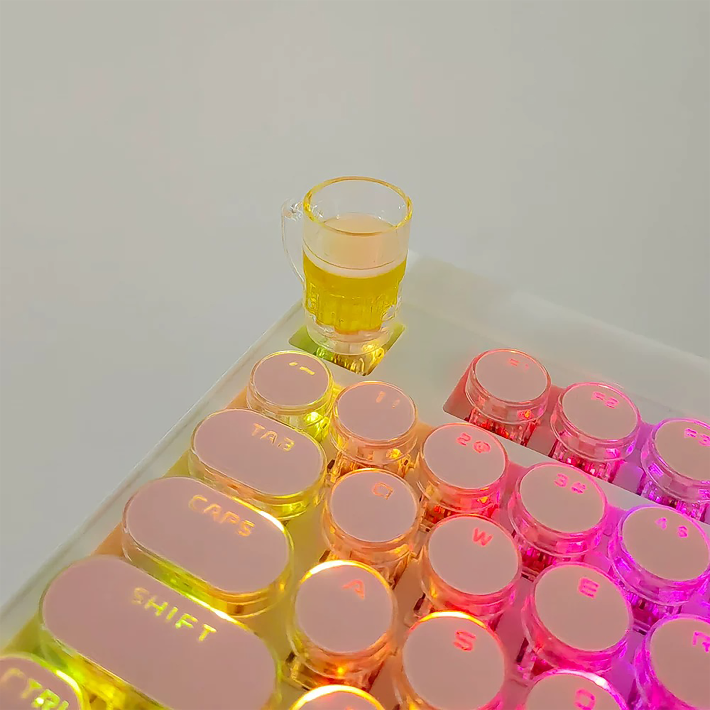 Iced Cold Beer Keycaps