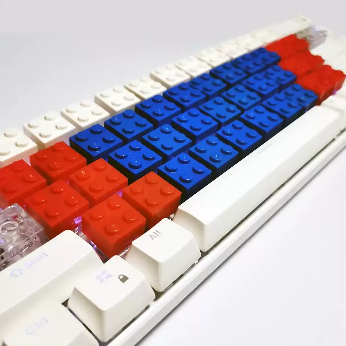 Interlocking Bricks Building Block Themed Keycaps