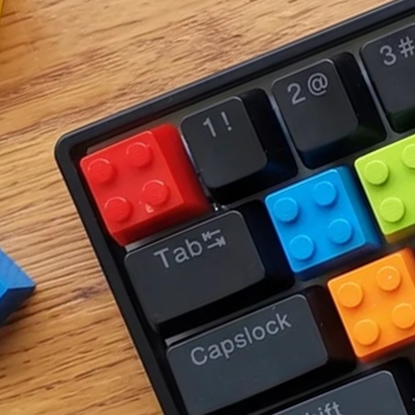 Interlocking Bricks Building Block Themed Keycaps