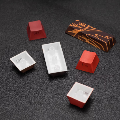 Kanagawa Wave Keycaps (Red)