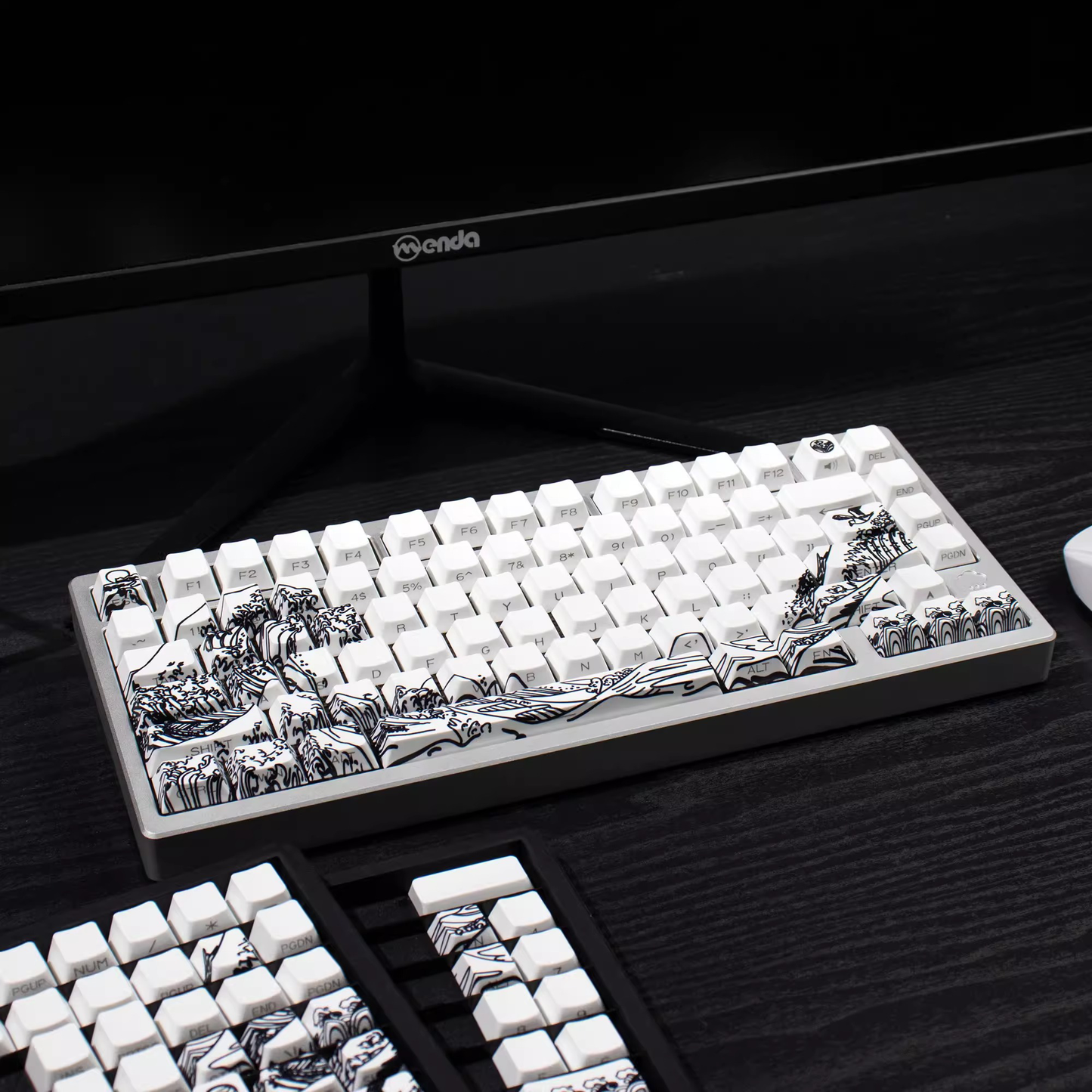 Kanagawa Wave Keycaps (White)