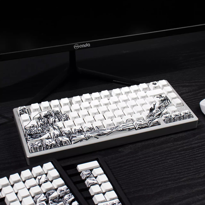 Kanagawa Wave Keycaps (White)