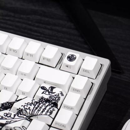 Kanagawa Wave Keycaps (White)