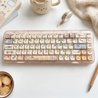 Kitten Loves Sushi Keycap Set