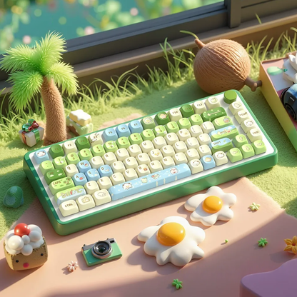 Lazy Lamb Keycap Set