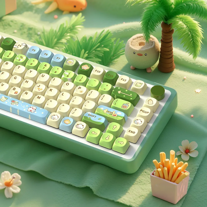 Lazy Lamb Keycap Set
