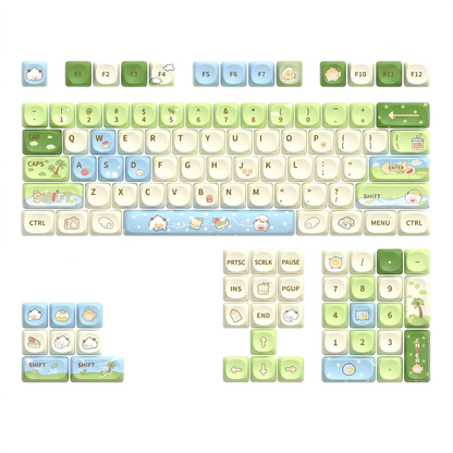 Lazy Lamb Keycap Set