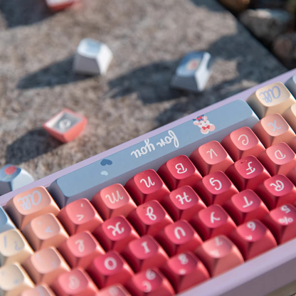 Little Mouse Love Poem Keycap Set