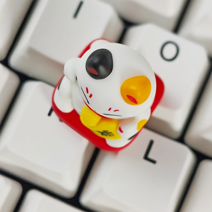 Lucky Fortune Cat Maneki-Neko Keycaps
