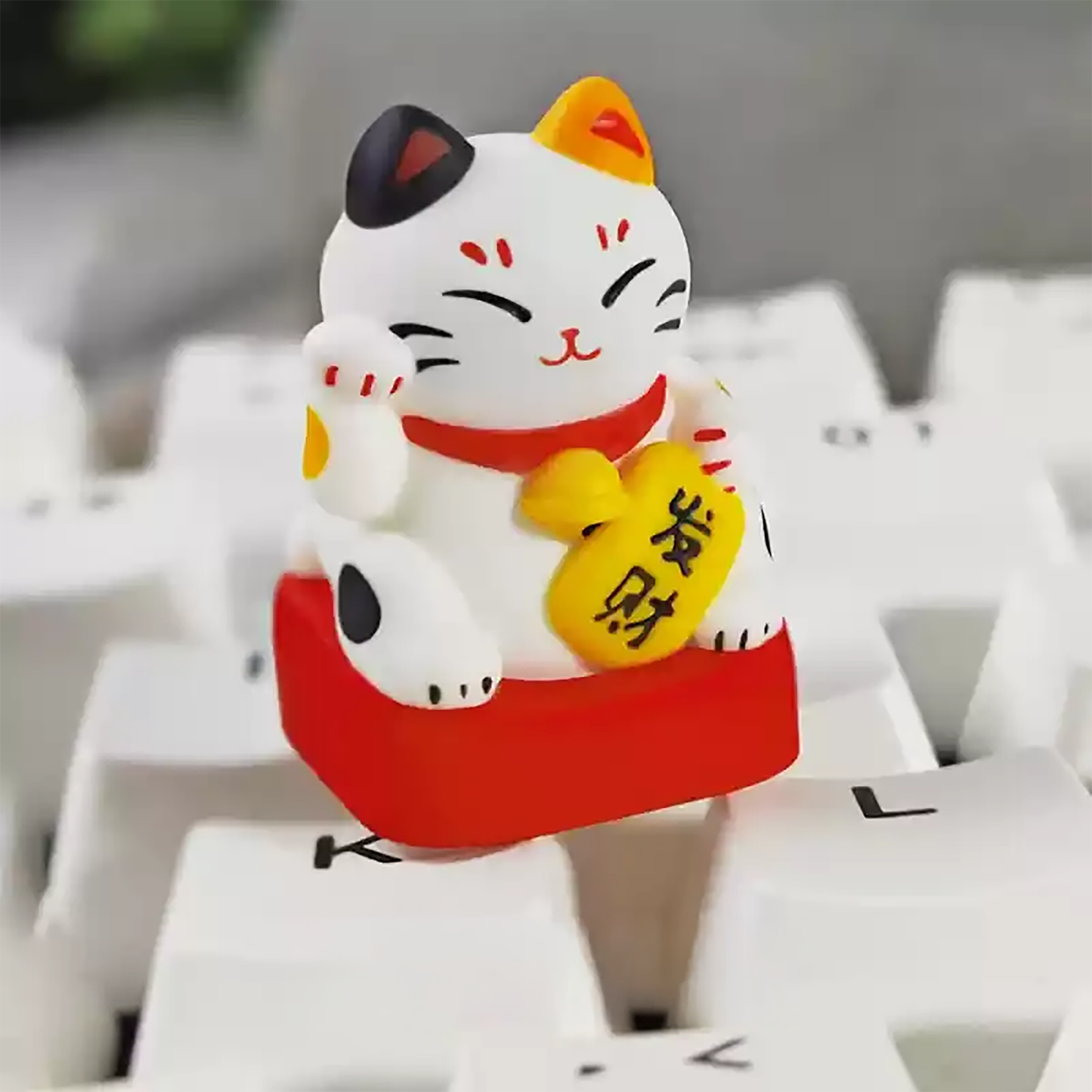 Lucky Fortune Cat Maneki-Neko Keycaps