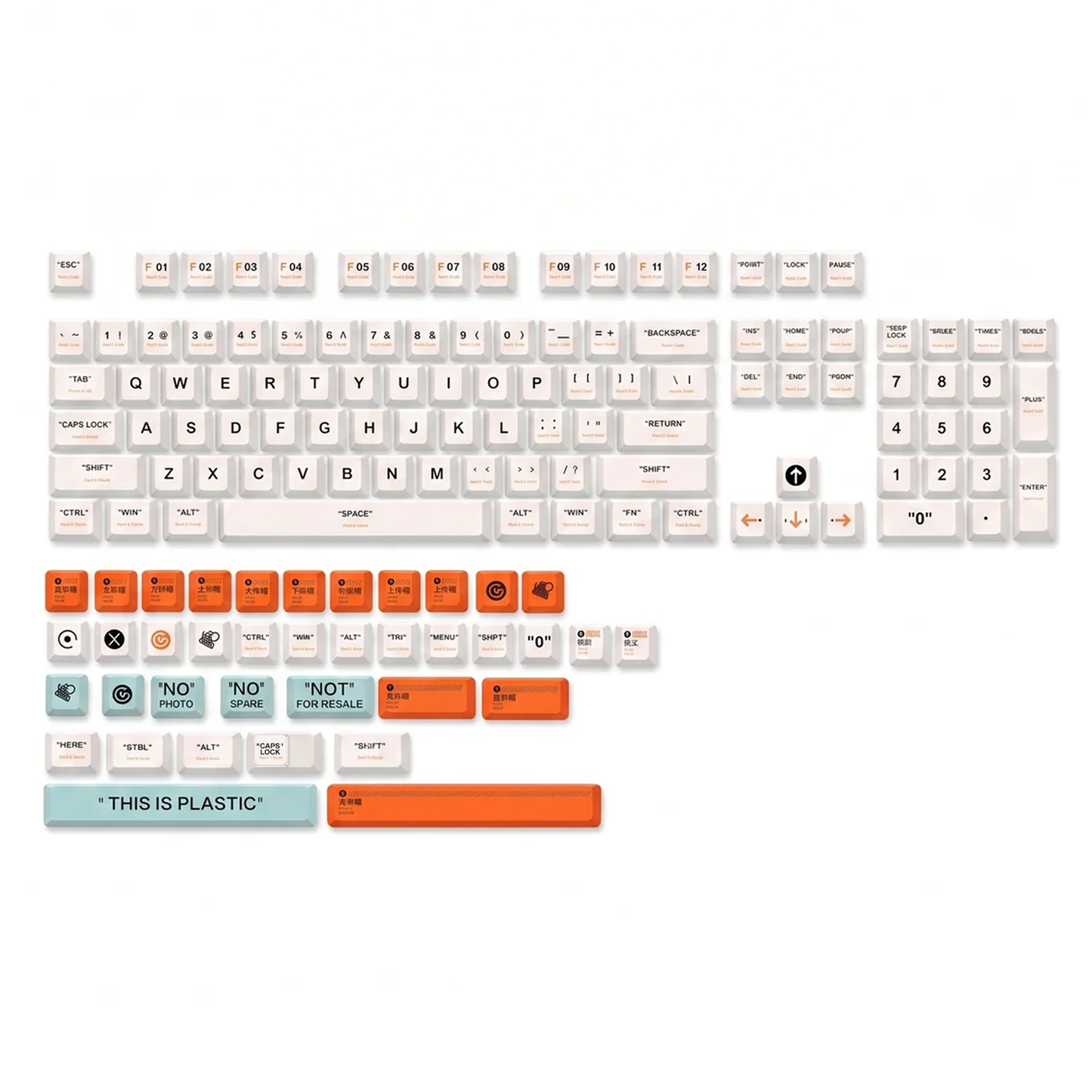 Made of Plastic Keycap Set