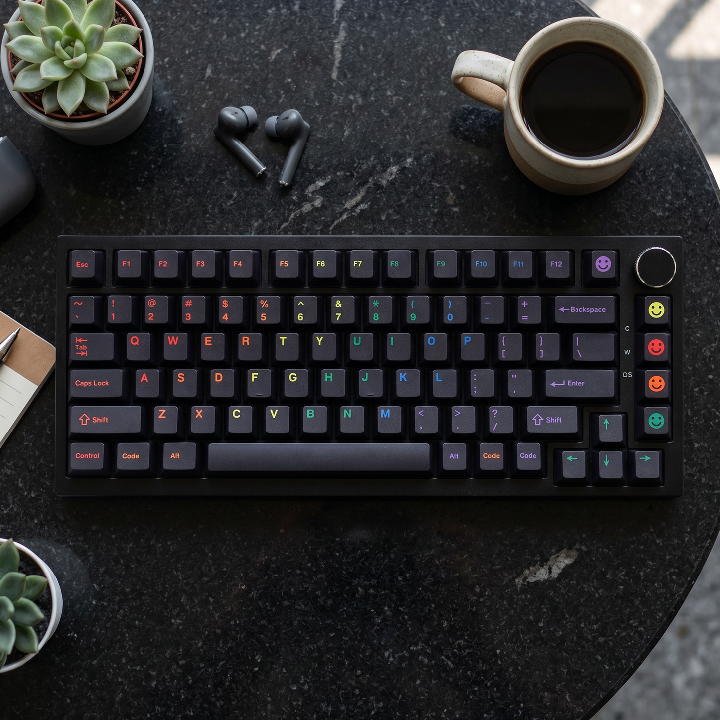 Midnight Rainbow Keycap Set