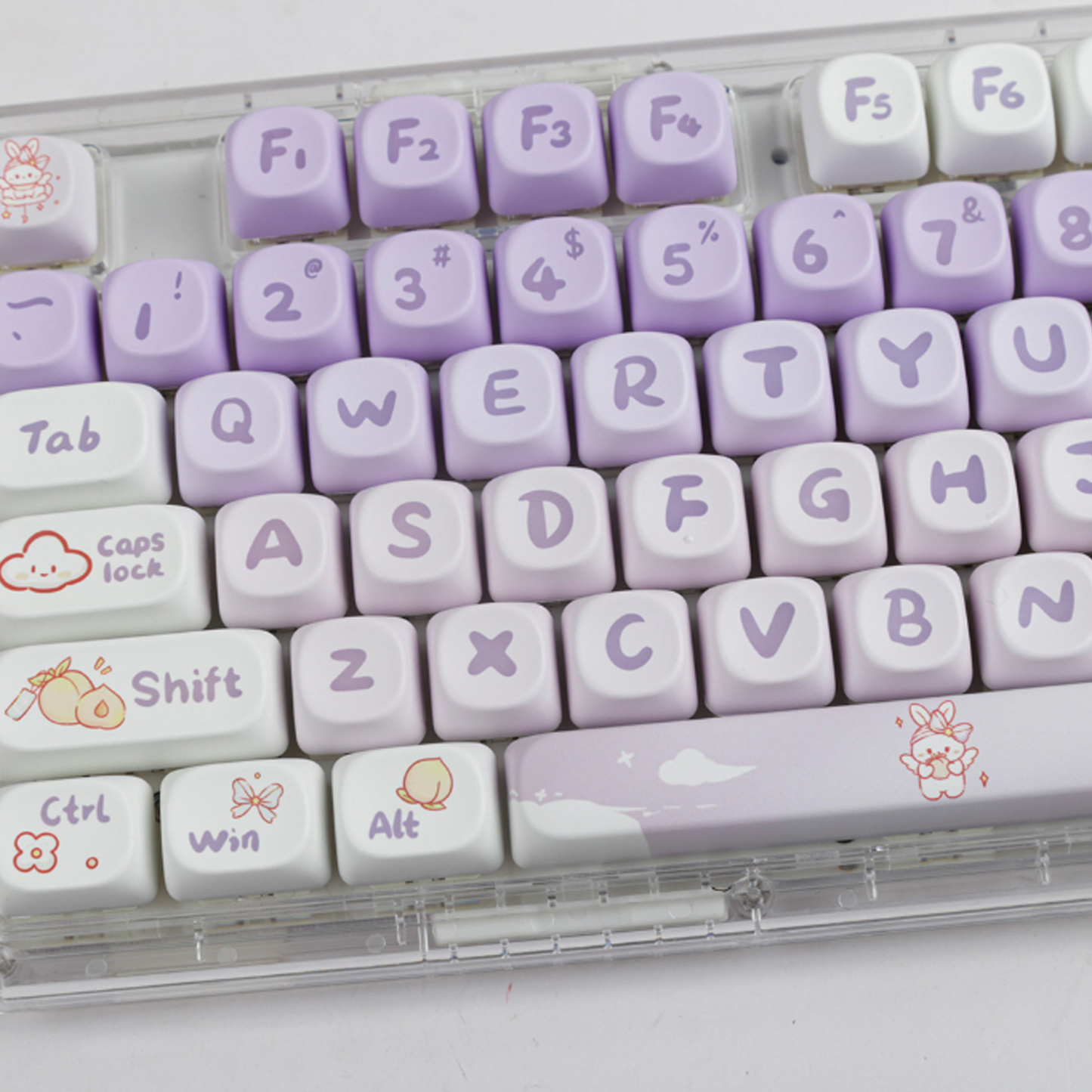 Momo Fairy Rabbit Keycap Set
