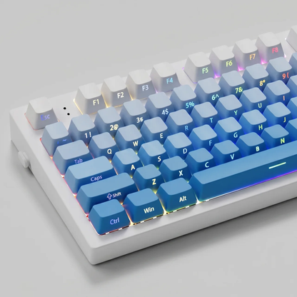 Morning Mist Side Print Gradient Keycap Set