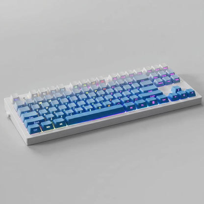 Morning Mist Side Print Gradient Keycap Set