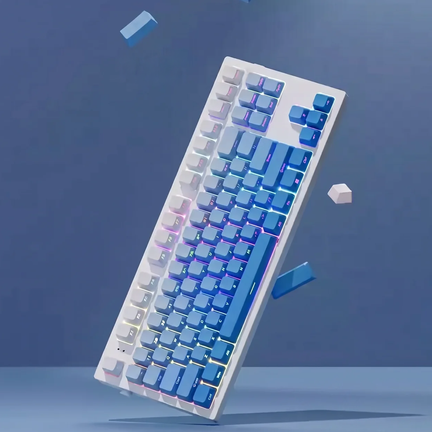Morning Mist Side Print Gradient Keycap Set
