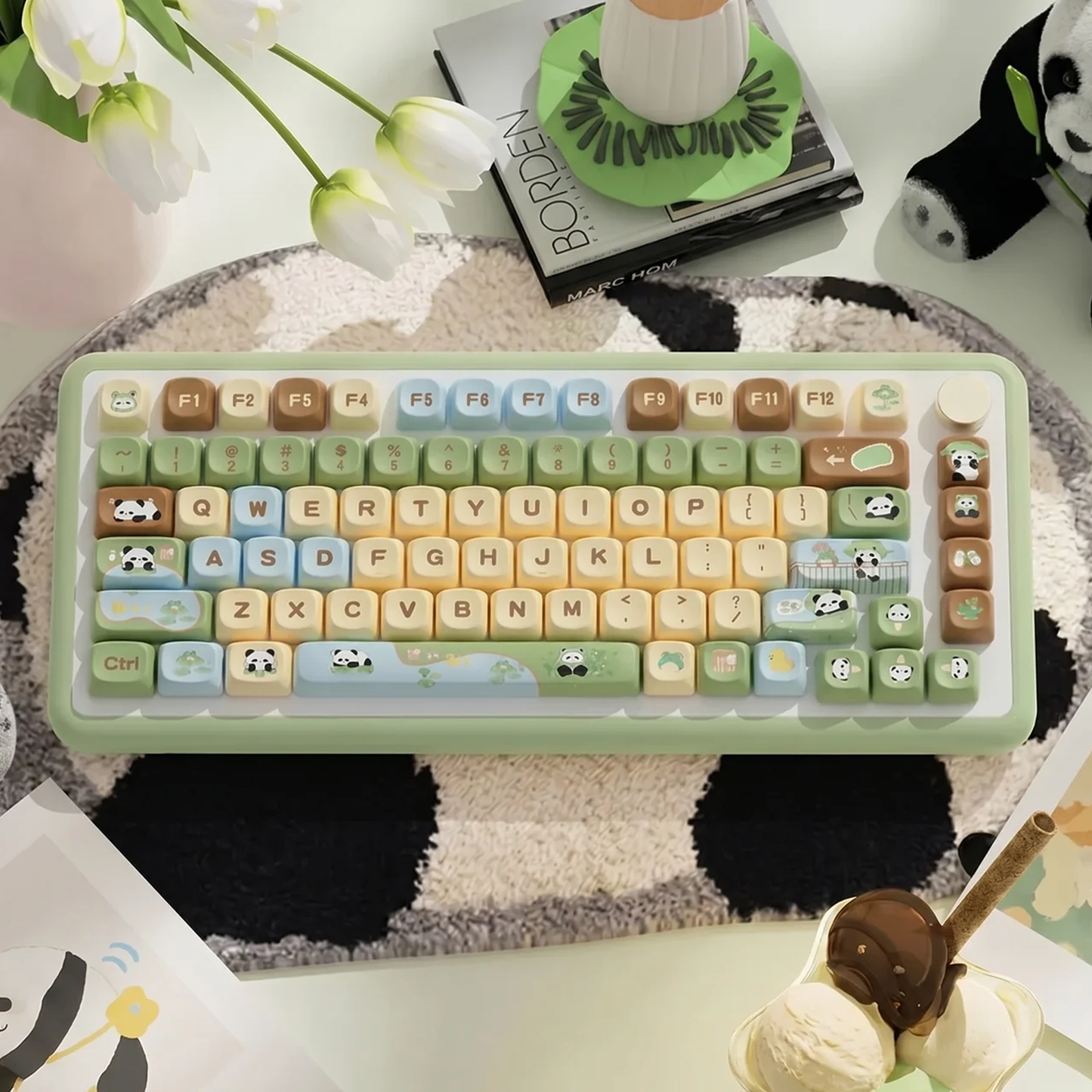 Panda Paradise Keycap Set