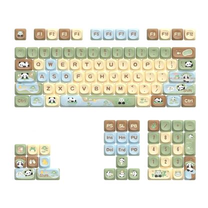Panda Paradise Keycap Set