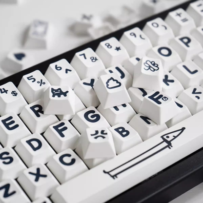 Party Animals Keycap Set (White)