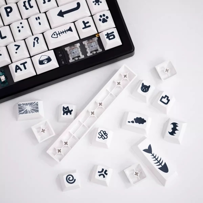 Party Animals Keycap Set (White)
