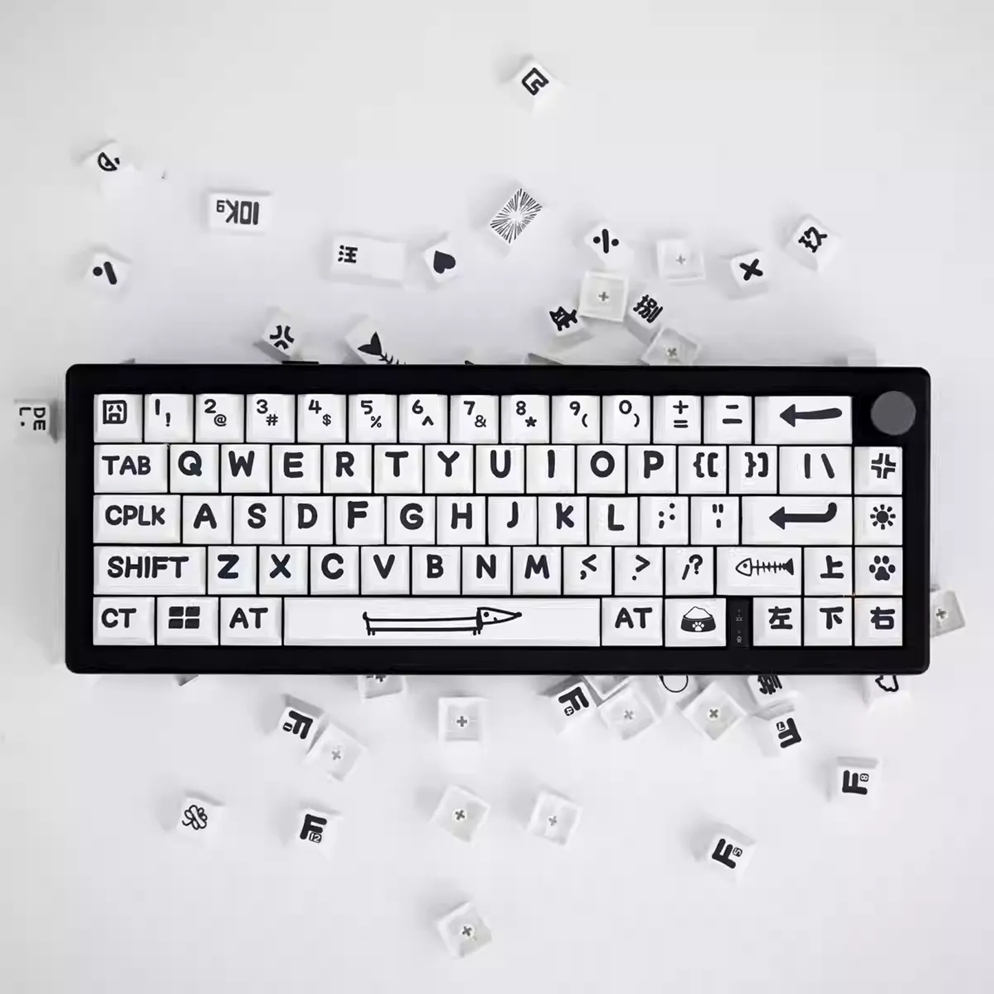 Party Animals Keycap Set (White)