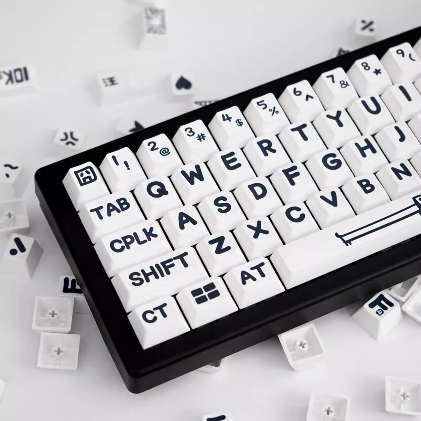 Party Animals Keycap Set (White)