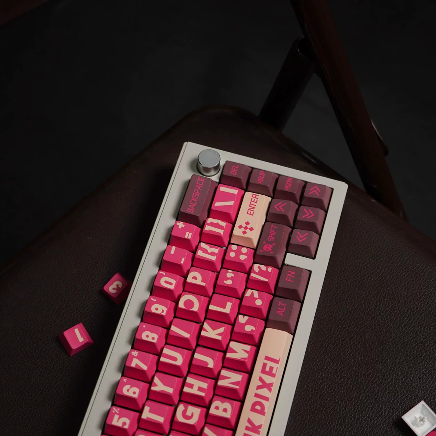 Pink Pixel Keycap Set