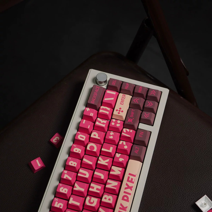 Pink Pixel Keycap Set