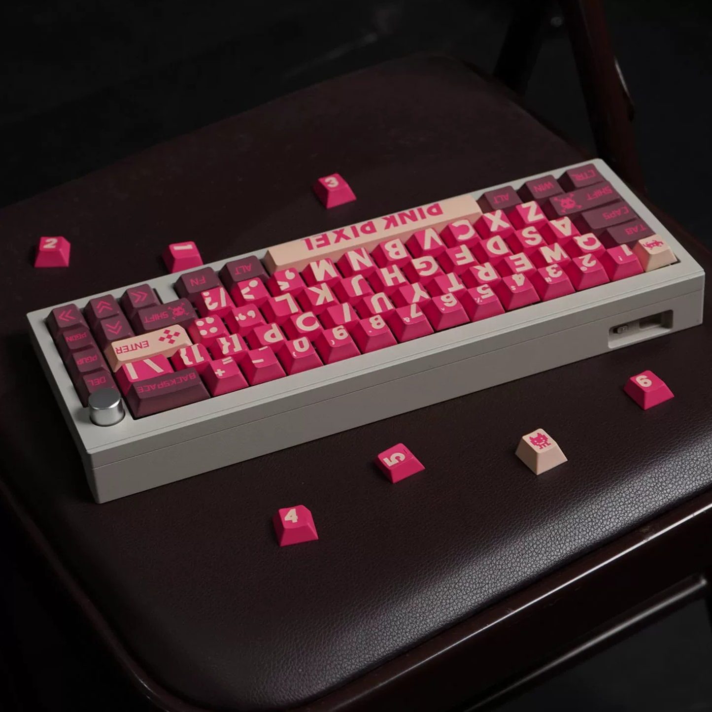 Pink Pixel Keycap Set