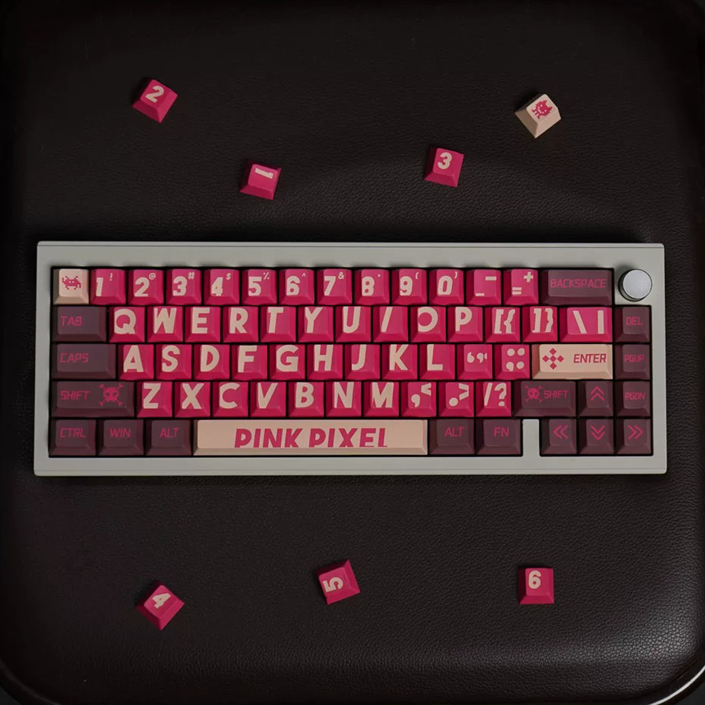 Pink Pixel Keycap Set