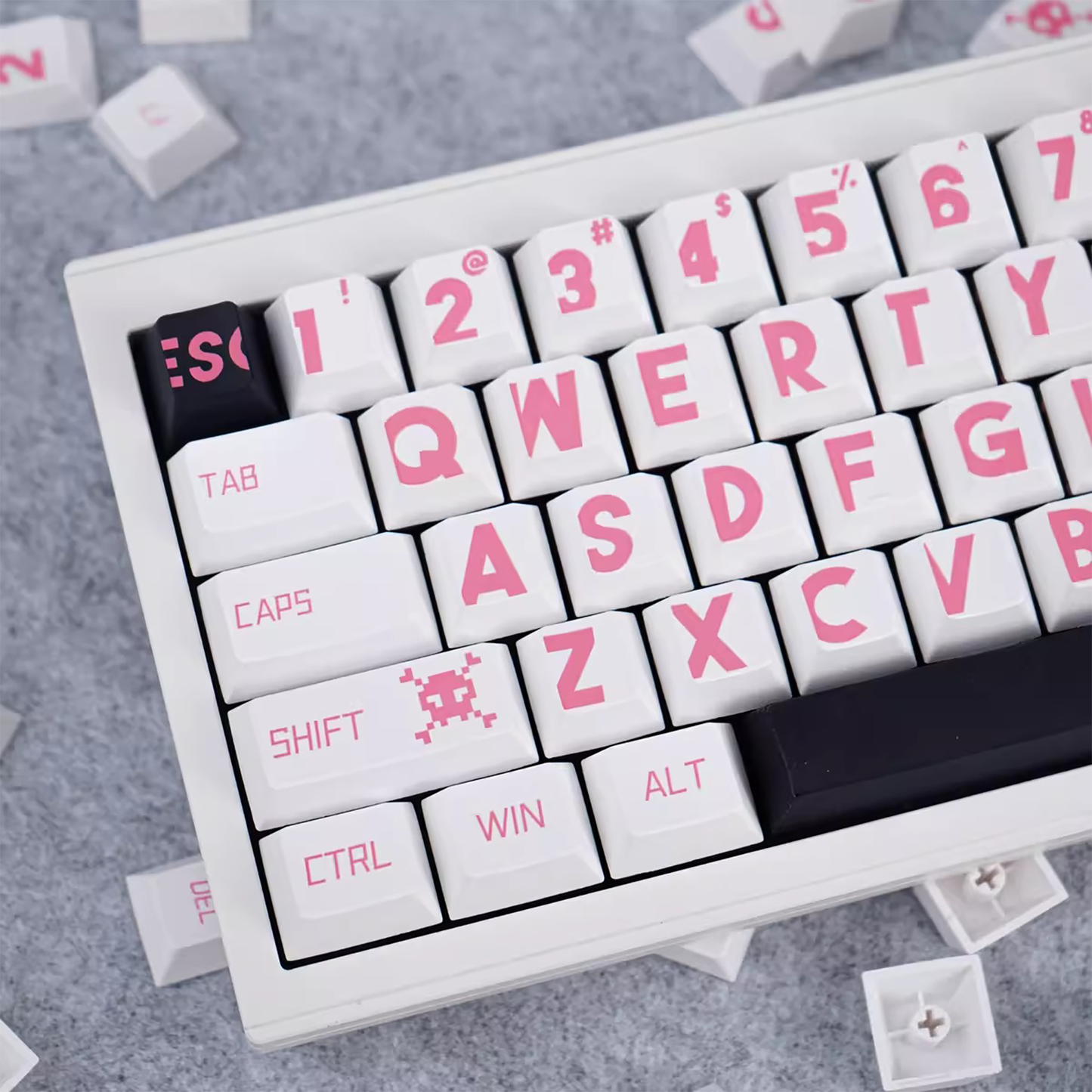 Pixel Pop Pink Keycap Set