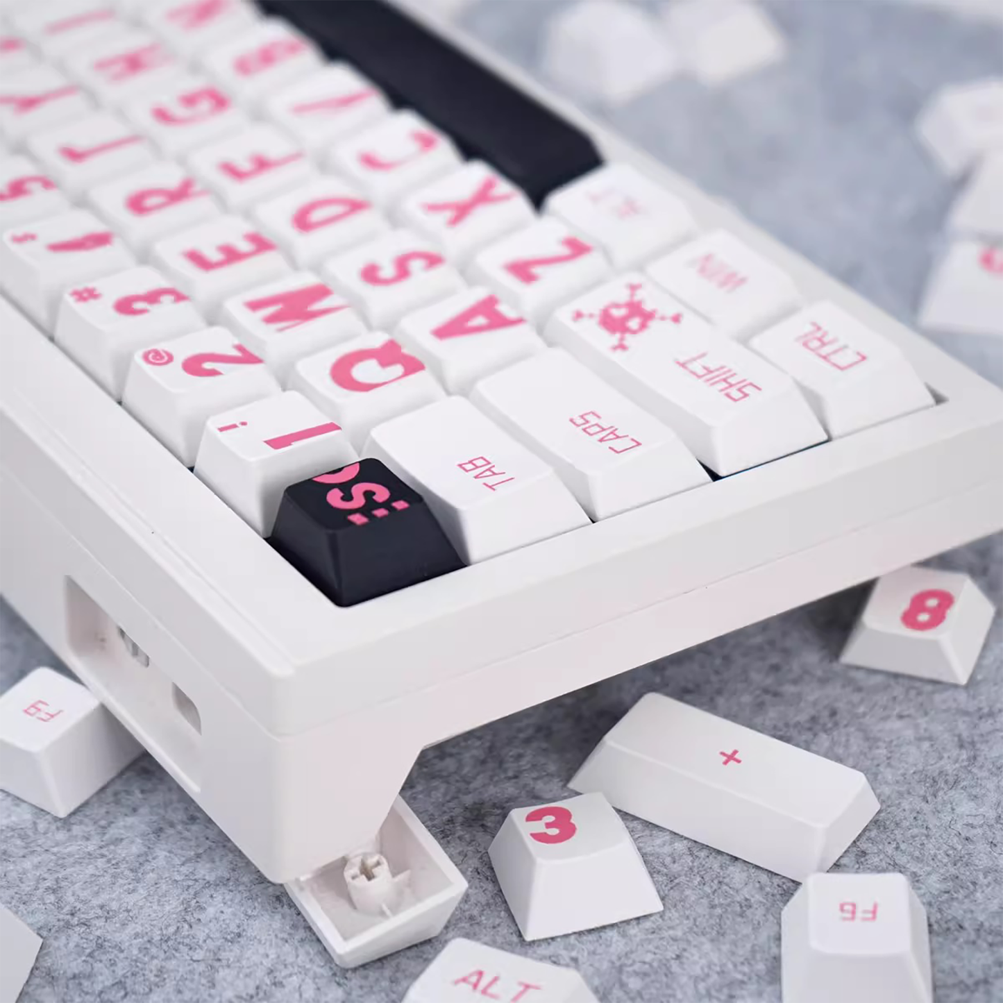 Pixel Pop Pink Keycap Set