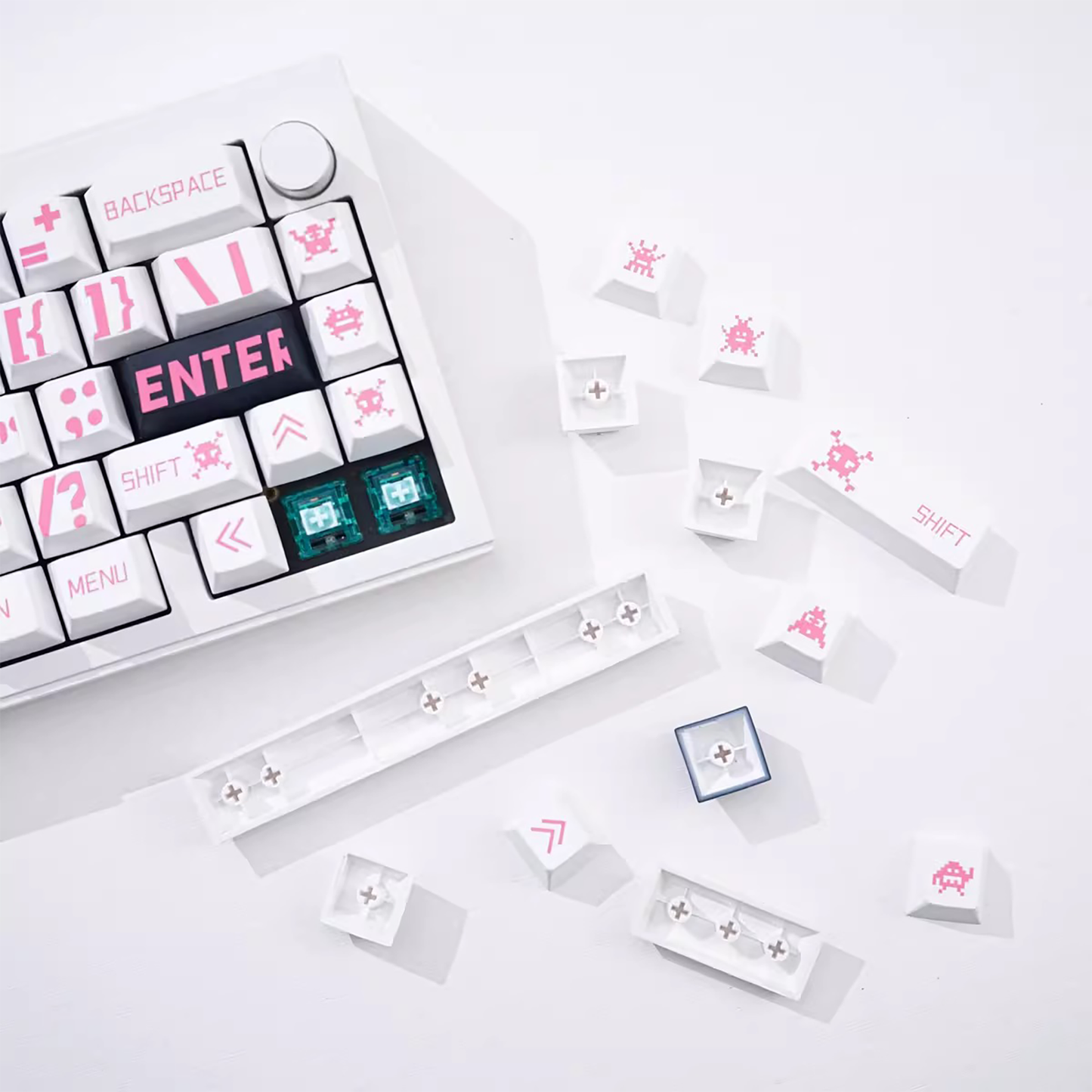 Pixel Pop Pink Keycap Set